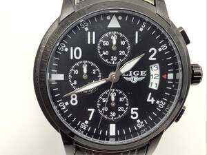 Lige For Dream Chronograph Watch 6181WM1 New Battery Working